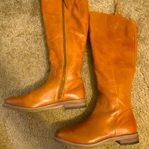 Marli leather knee boots.